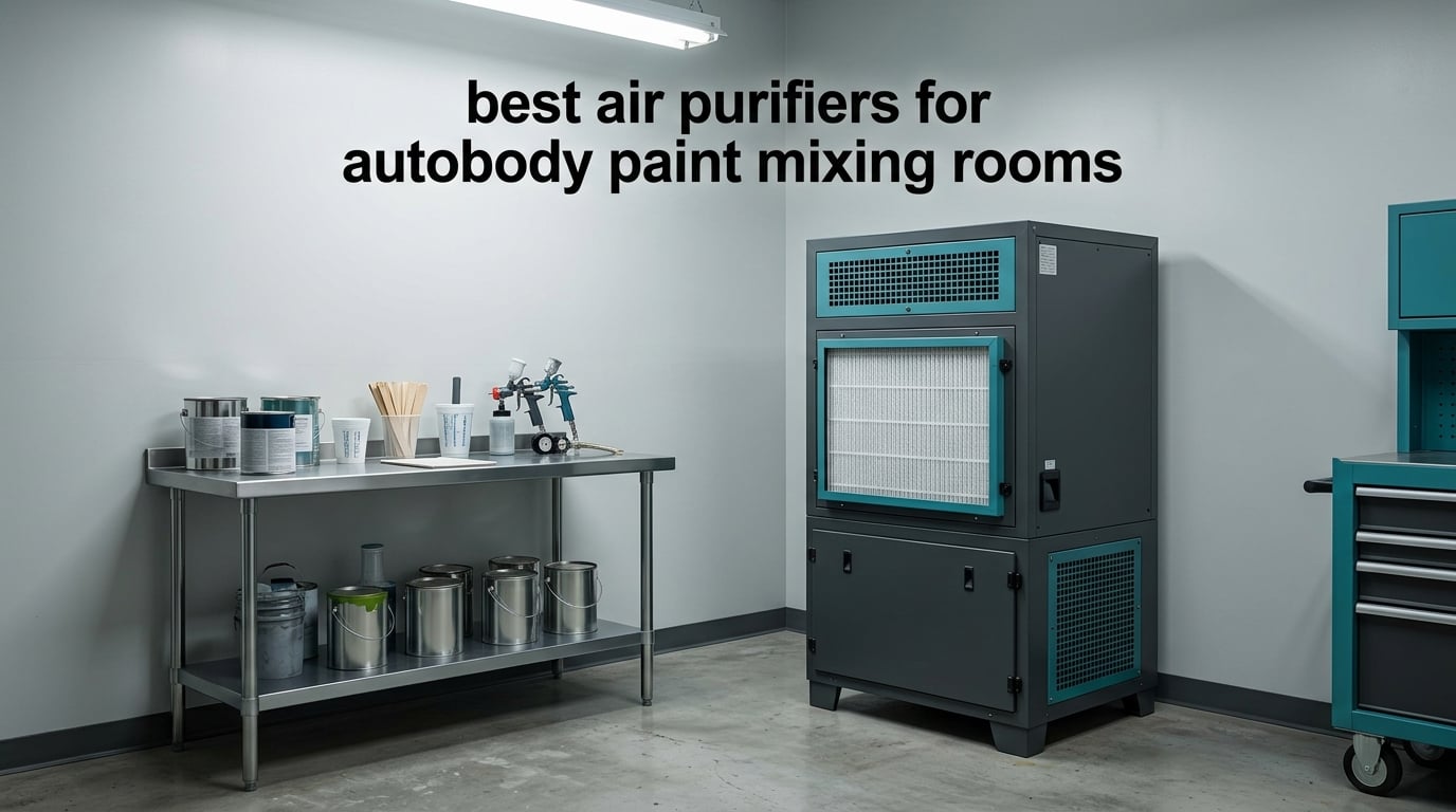 best air purifiers for autobody paint mixing rooms