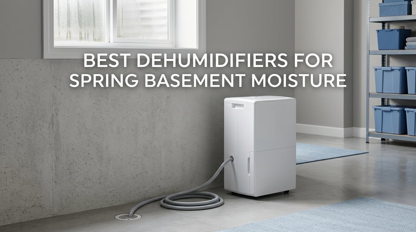 best dehumidifiers for spring basement moisture
