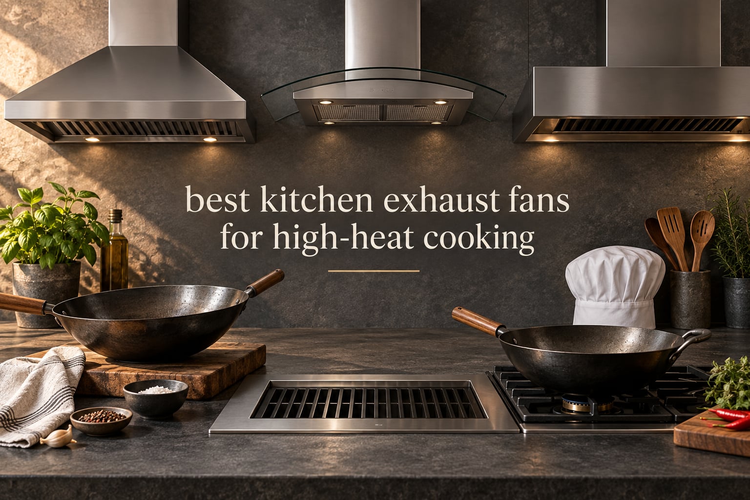 best kitchen exhaust fans for high-heat cooking