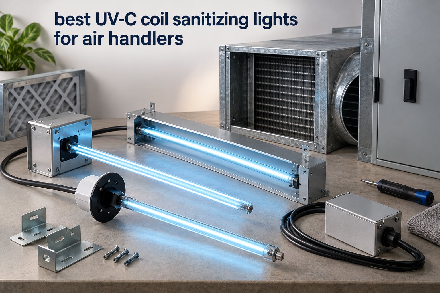 best UV-C coil sanitizing lights for air handlers