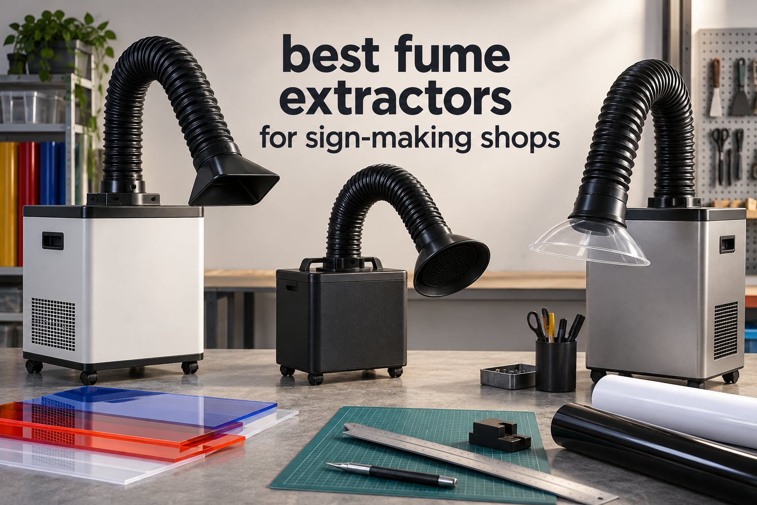 best fume extractors for sign-making shops