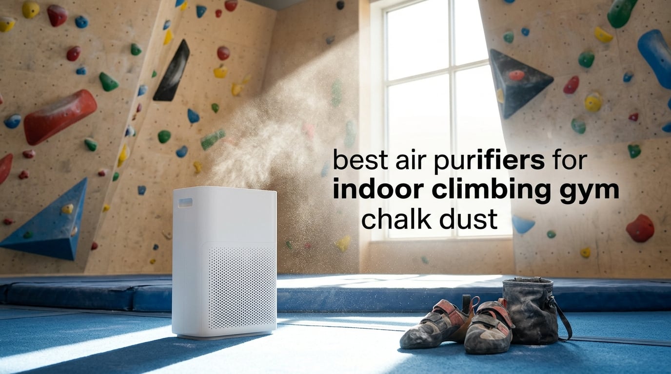 best air purifiers for indoor climbing gym chalk dust