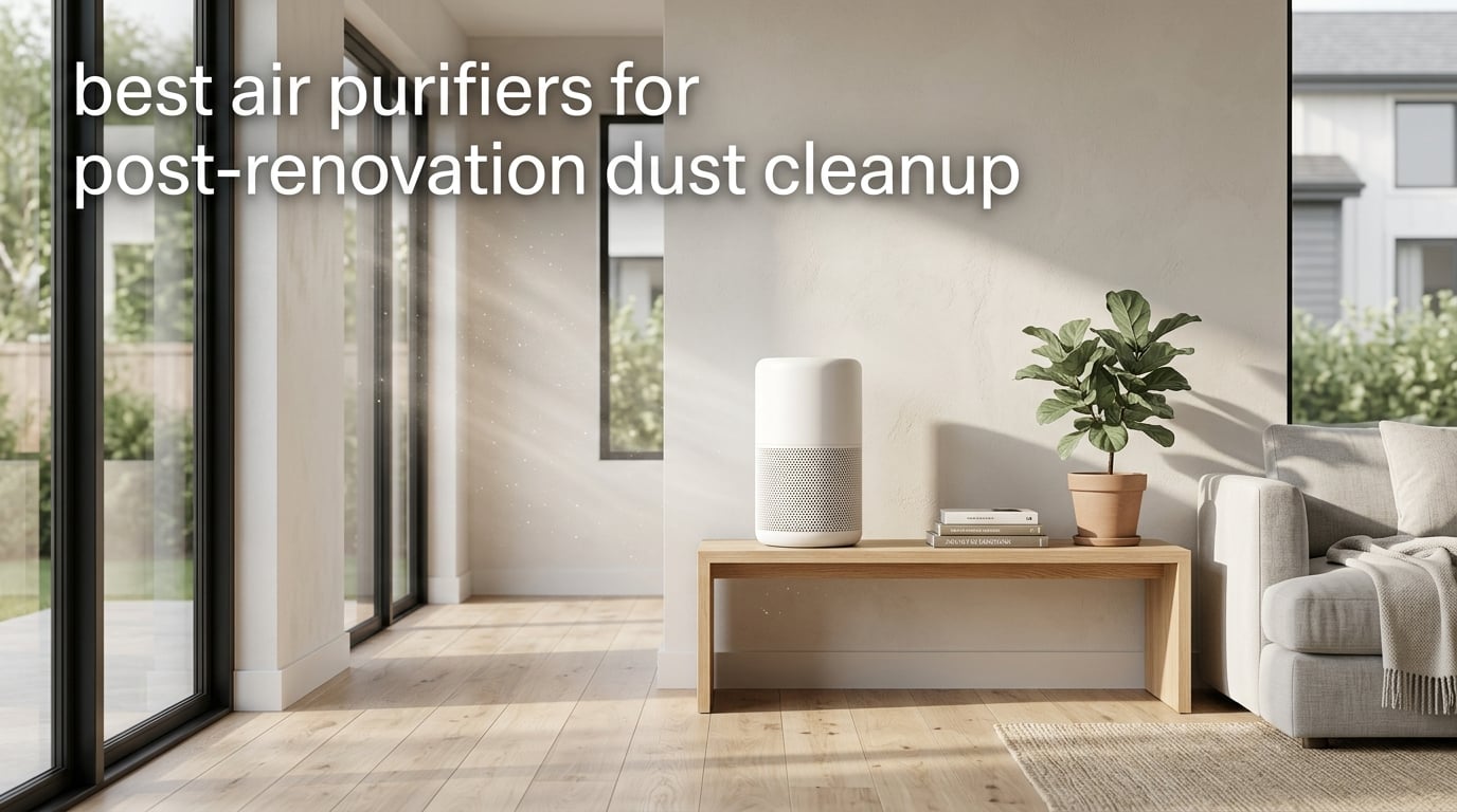 best air purifiers for post-renovation dust cleanup