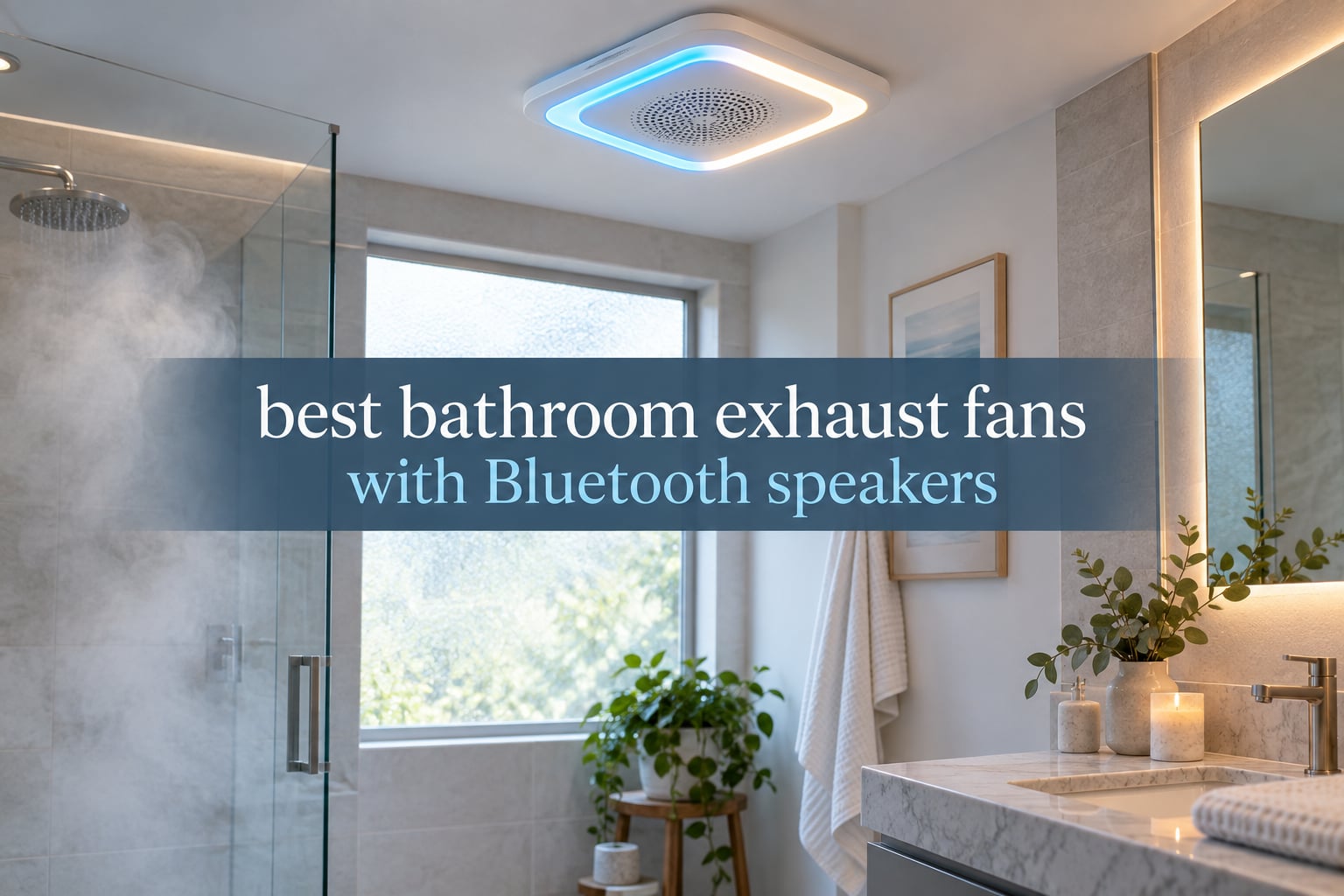 best bathroom exhaust fans with Bluetooth speakers