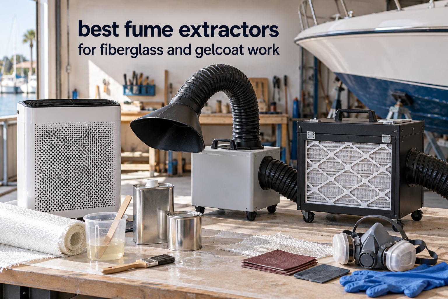 best fume extractors for fiberglass and gelcoat work