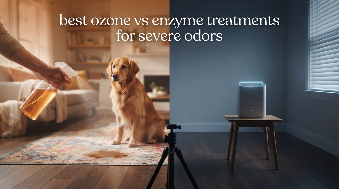 best ozone vs enzyme treatments for severe odors