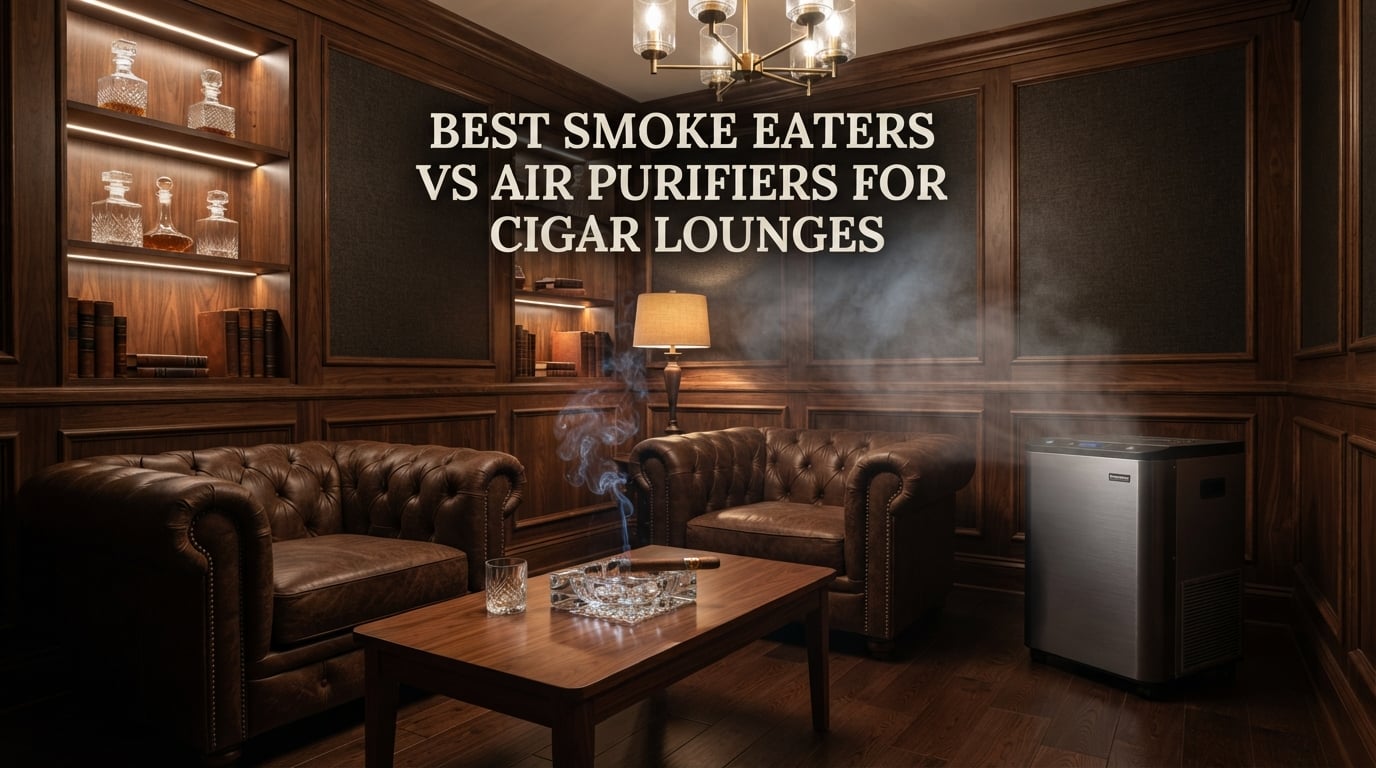 best smoke eaters vs air purifiers for cigar lounges