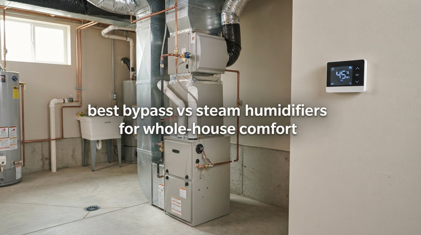 best bypass vs steam humidifiers for whole-house comfort