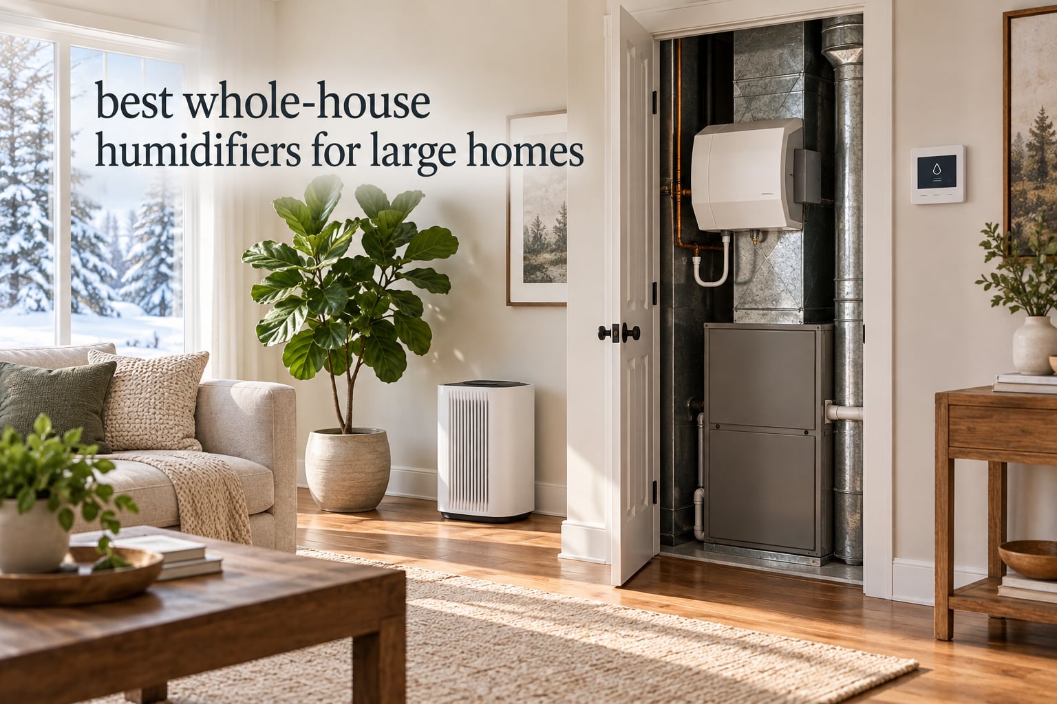 best whole-house humidifiers for large homes