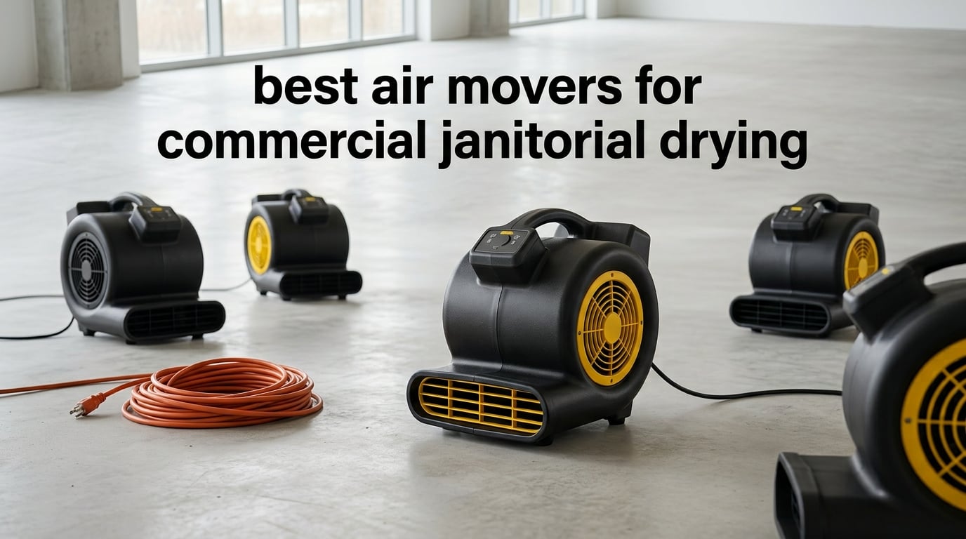 best air movers for commercial janitorial drying