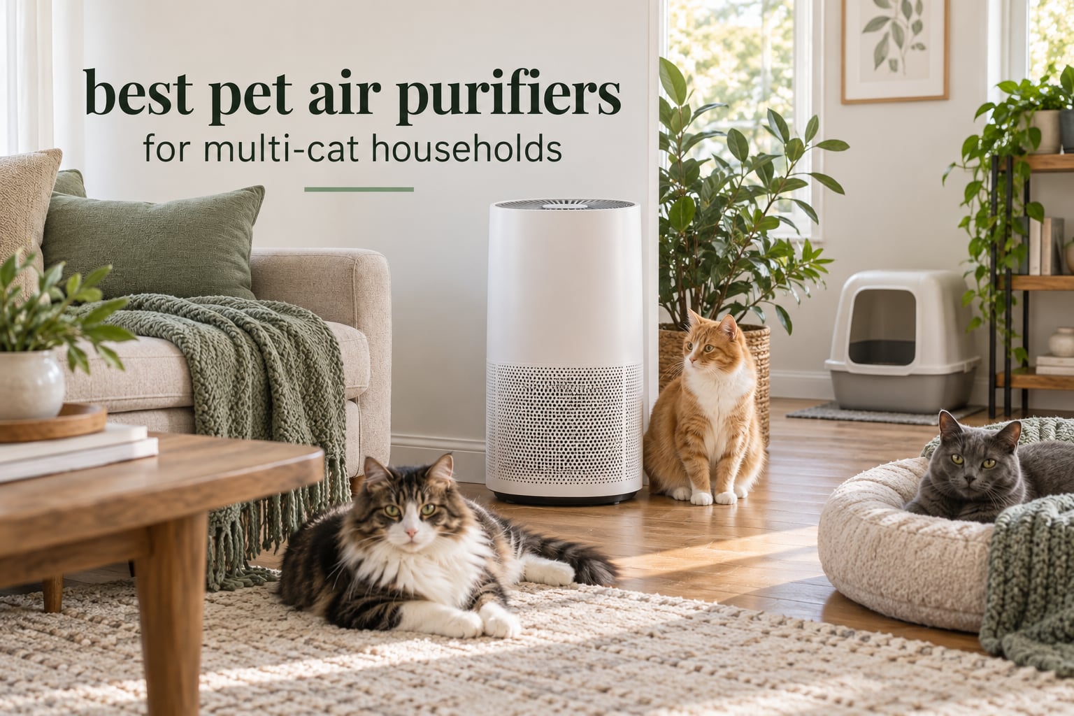 best pet air purifiers for multi-cat households