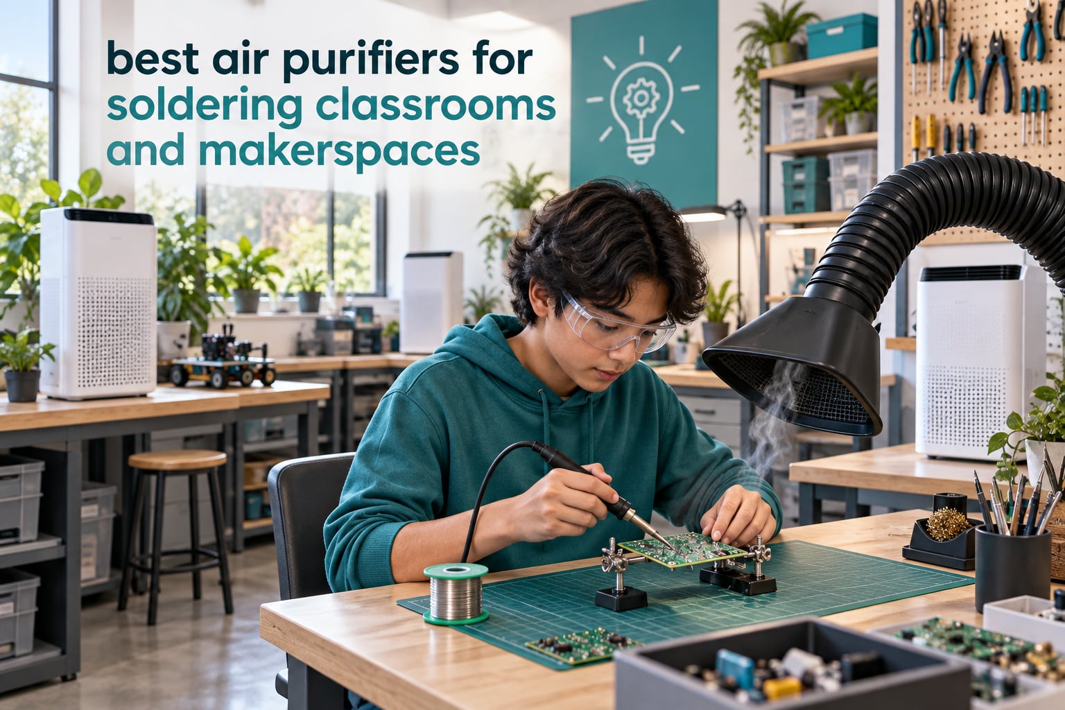 best air purifiers for soldering classrooms and makerspaces