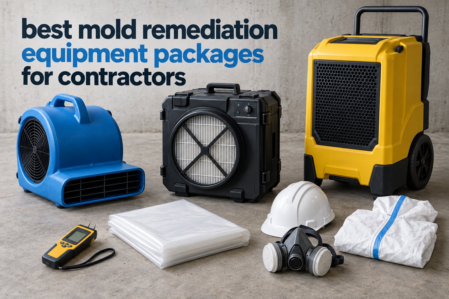 best mold remediation equipment packages for contractors