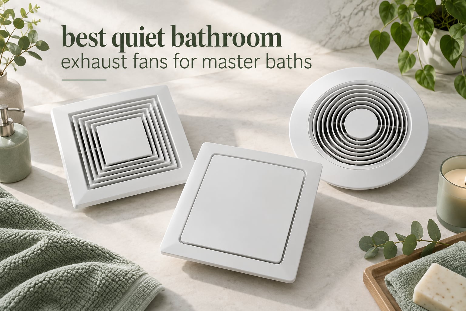 best quiet bathroom exhaust fans for master baths