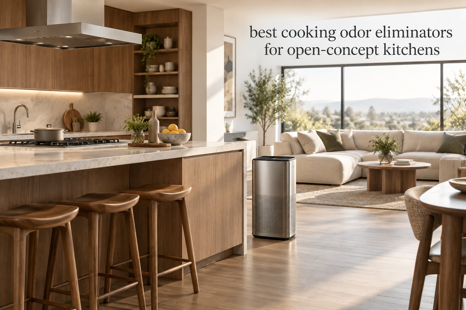 best cooking odor eliminators for open-concept kitchens