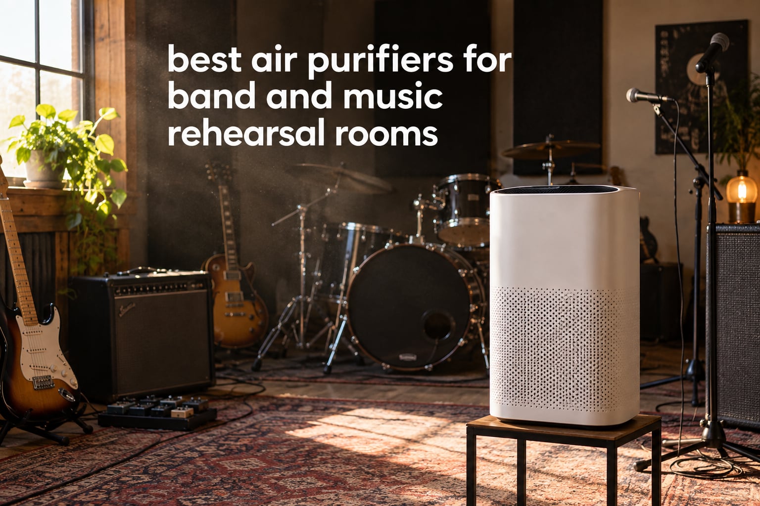 best air purifiers for band and music rehearsal rooms