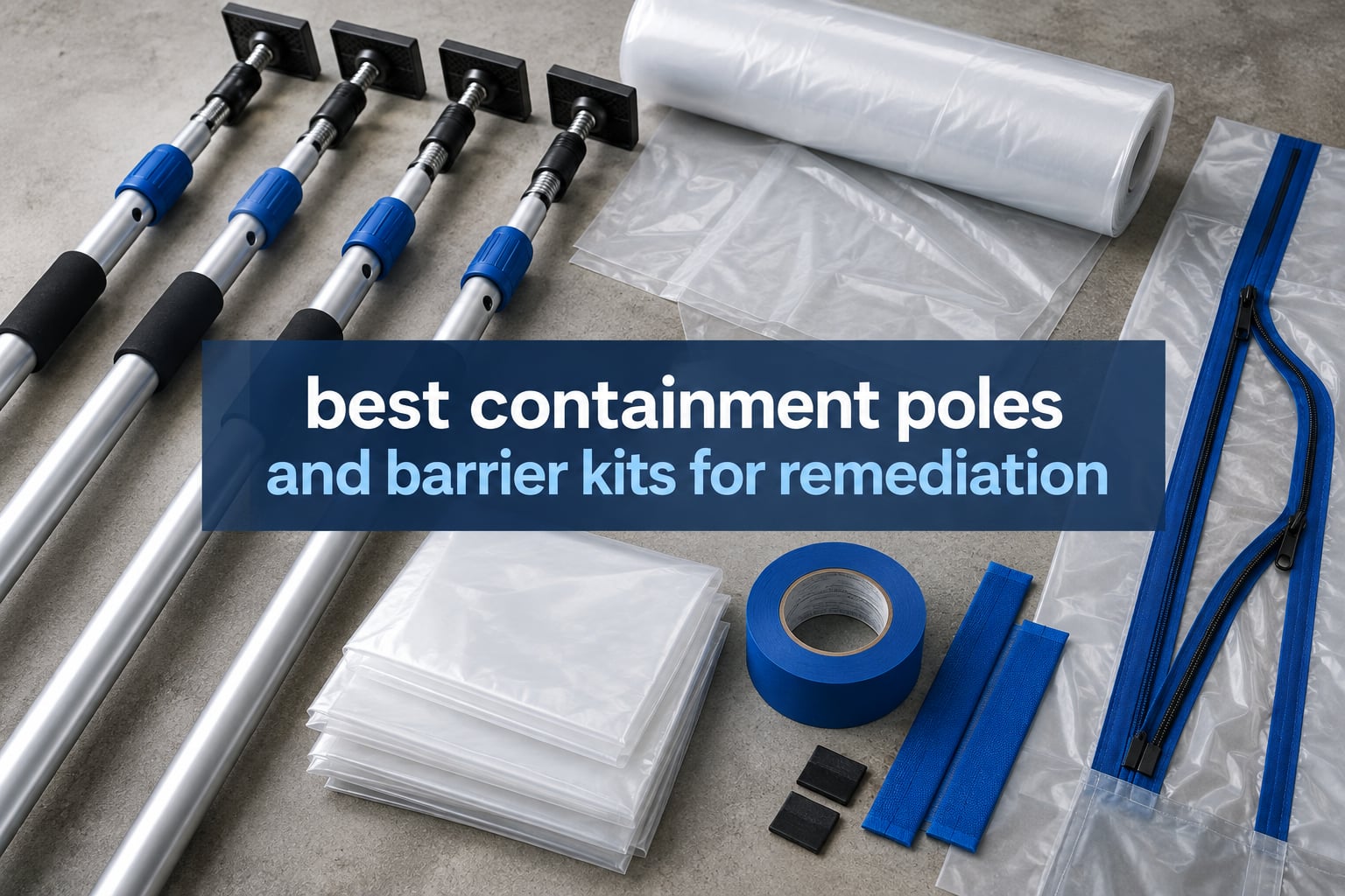 best containment poles and barrier kits for remediation