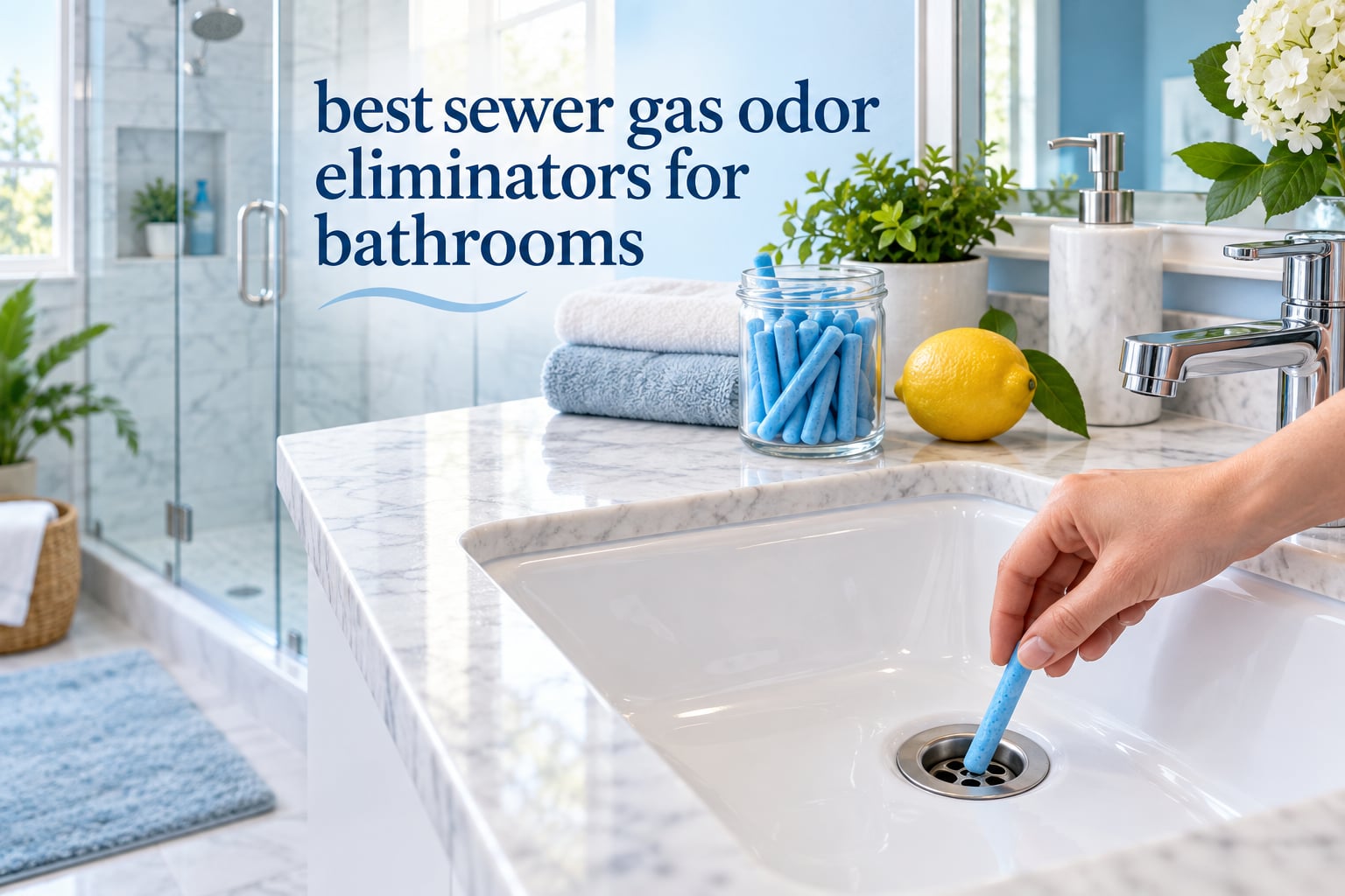 best sewer gas odor eliminators for bathrooms
