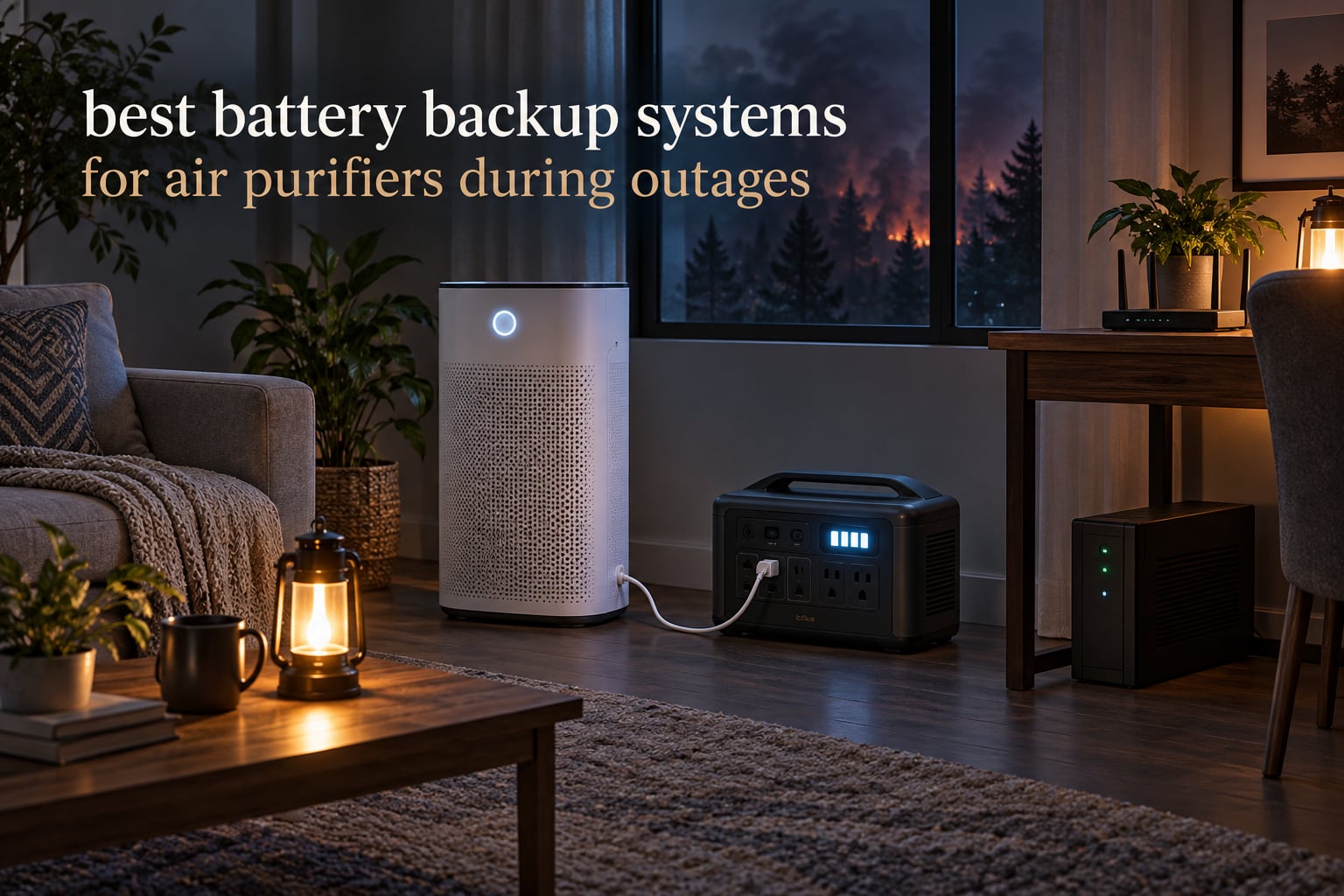 best battery backup systems for air purifiers during outages