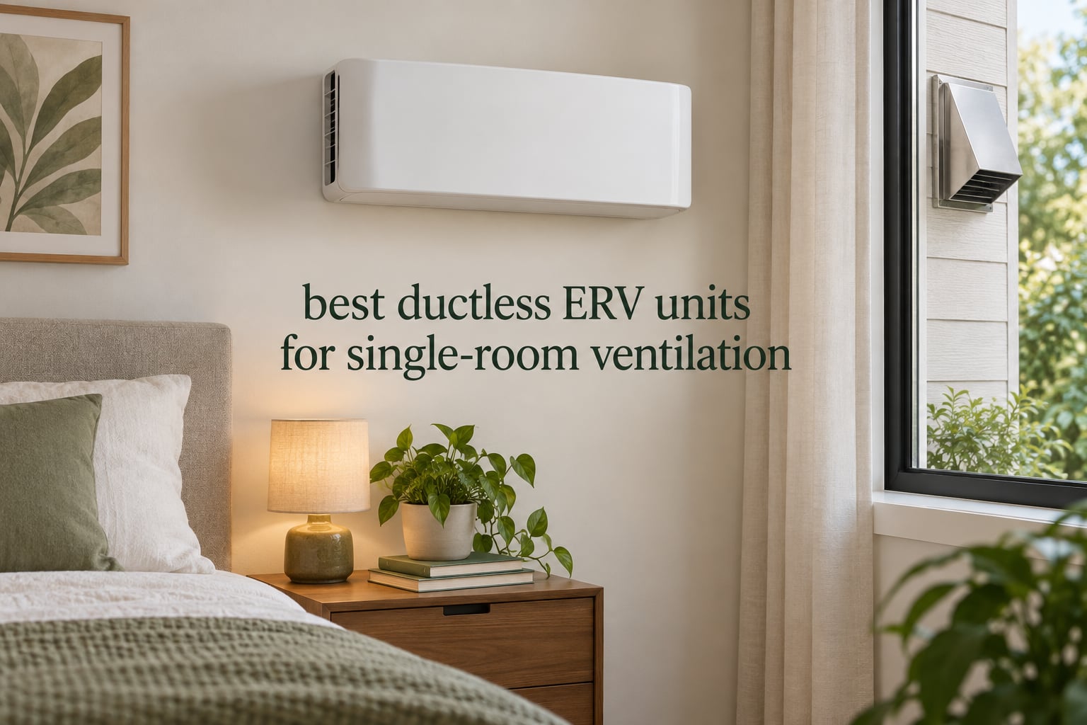 best ductless ERV units for single-room ventilation