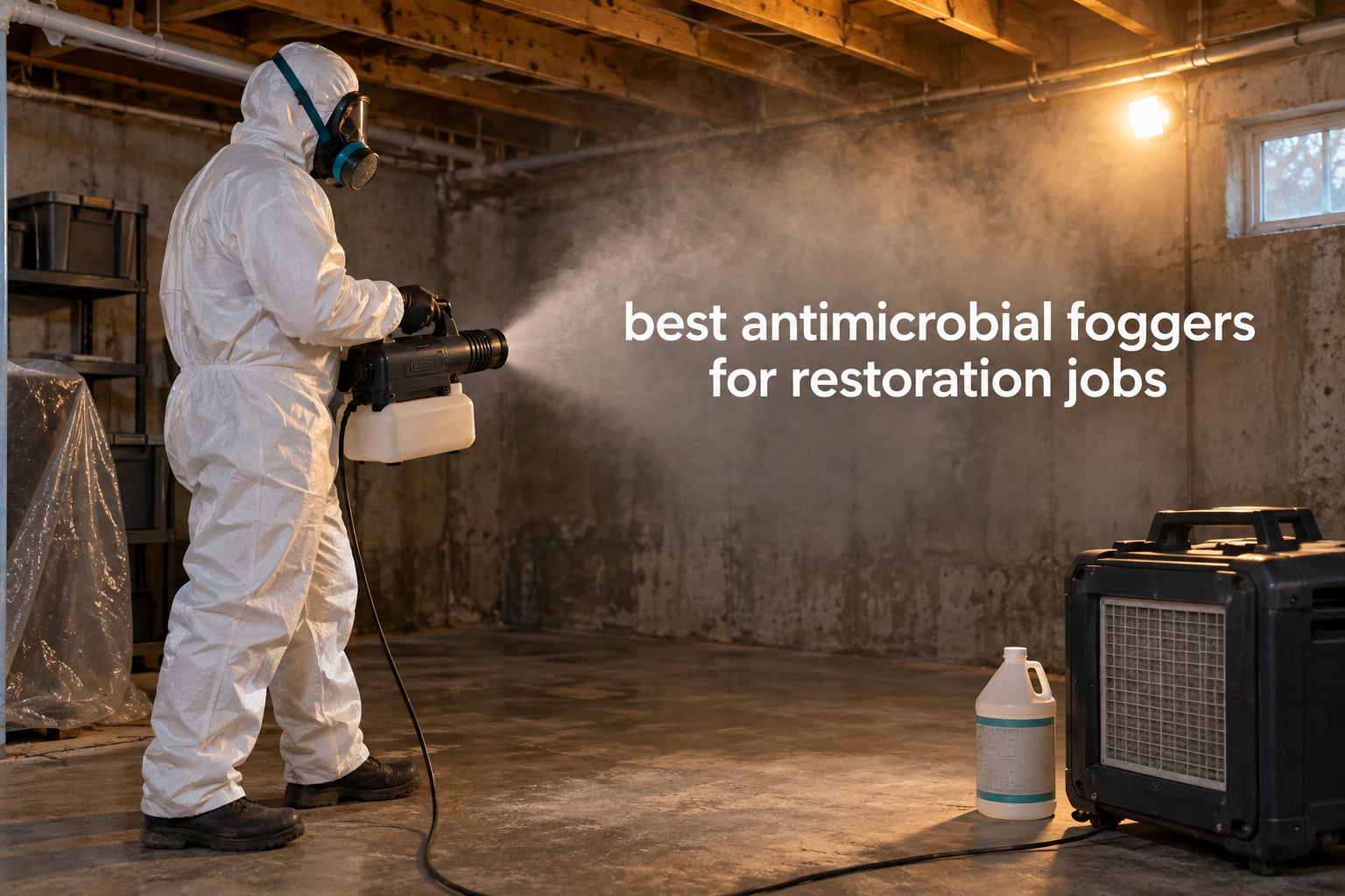 best antimicrobial foggers for restoration jobs