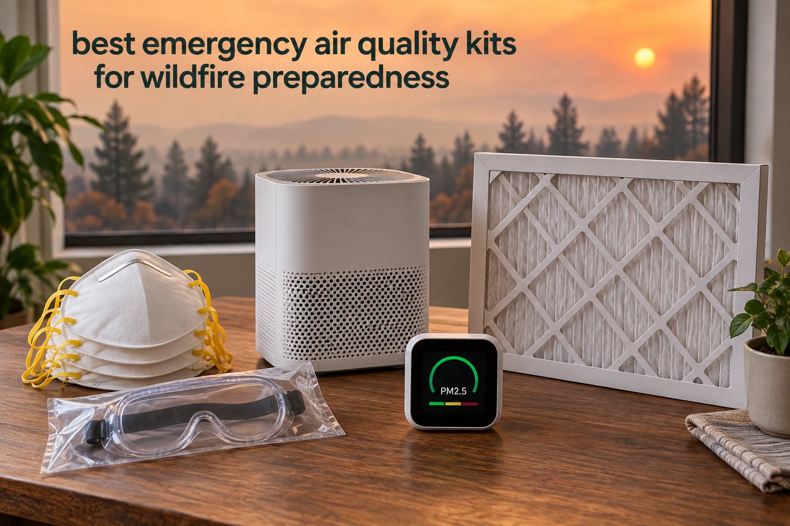 best emergency air quality kits for wildfire preparedness