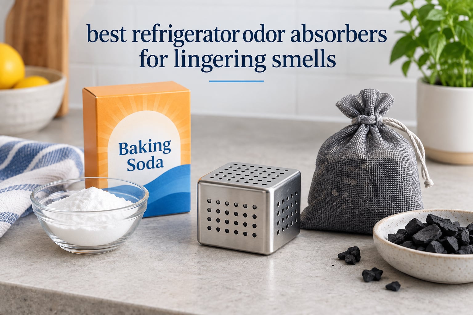 best refrigerator odor absorbers for lingering smells
