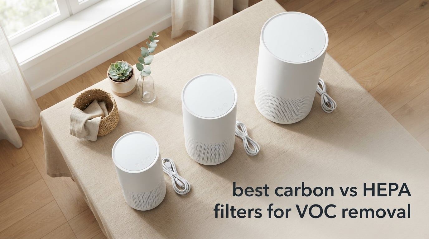 best carbon vs HEPA filters for VOC removal