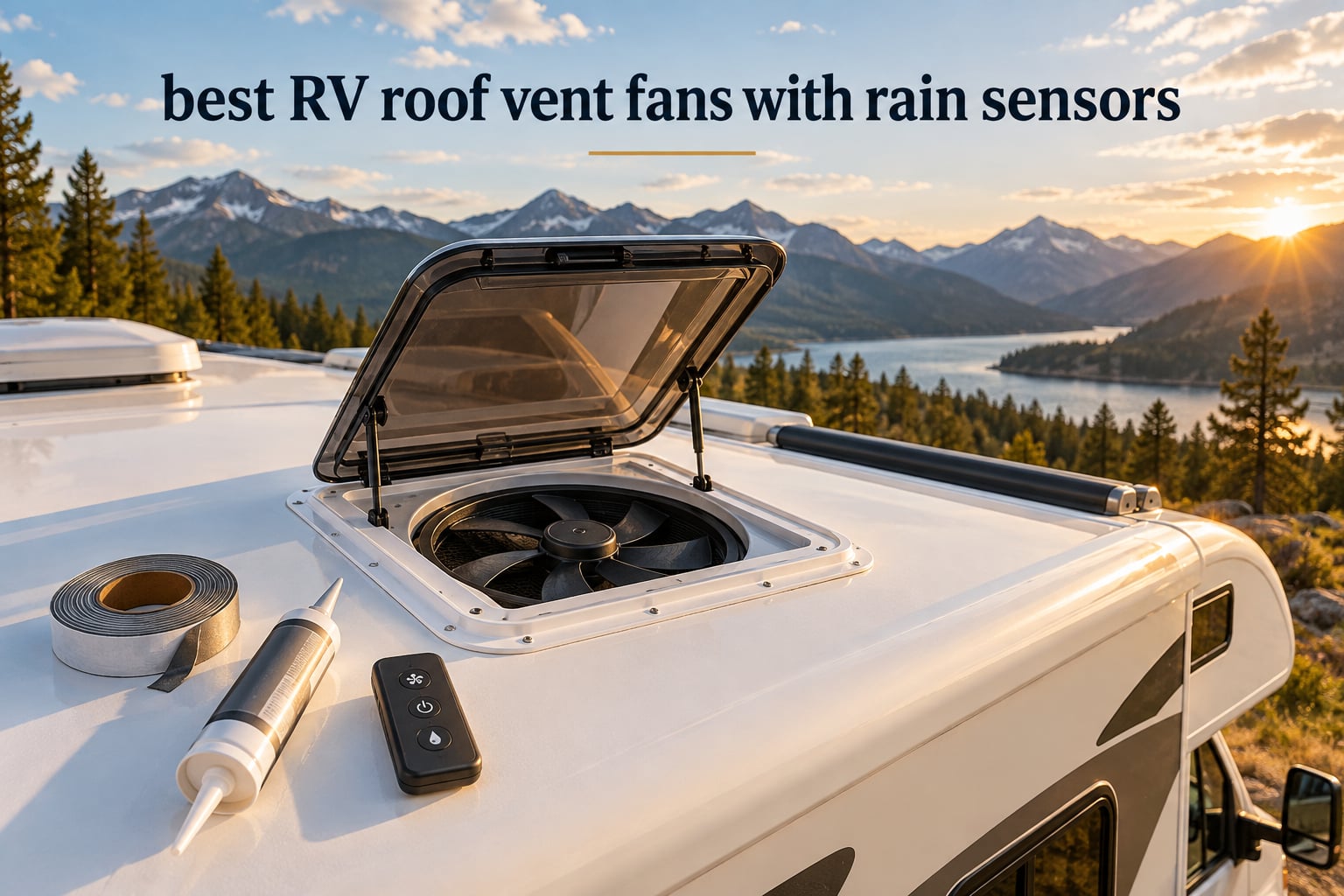 best RV roof vent fans with rain sensors