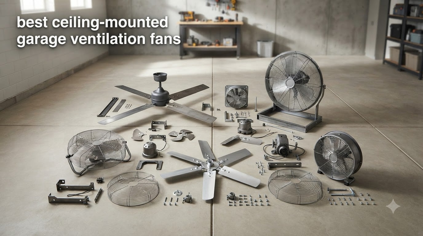 best ceiling-mounted garage ventilation fans
